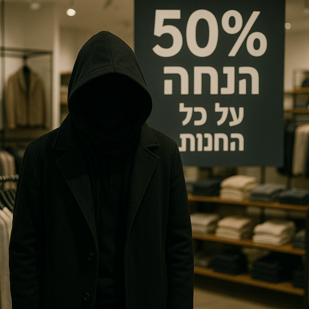 חוגגים סטייל עם הנחות מטורפות! 50% הנחה על כל החנות ועוד 10% הנחה נוספים עם קוד הקופון: Gold10 אל תפספסו – המבצע לזמן מוגבל בלבד